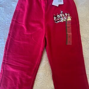 Disney Mickey & friend Sweatpants Christmas pants Girls size M
